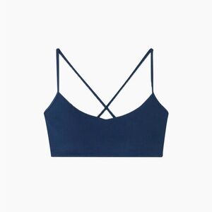 (NWT!) Summersalt maternity Ribbed Voyager Bikini Top - navy blue